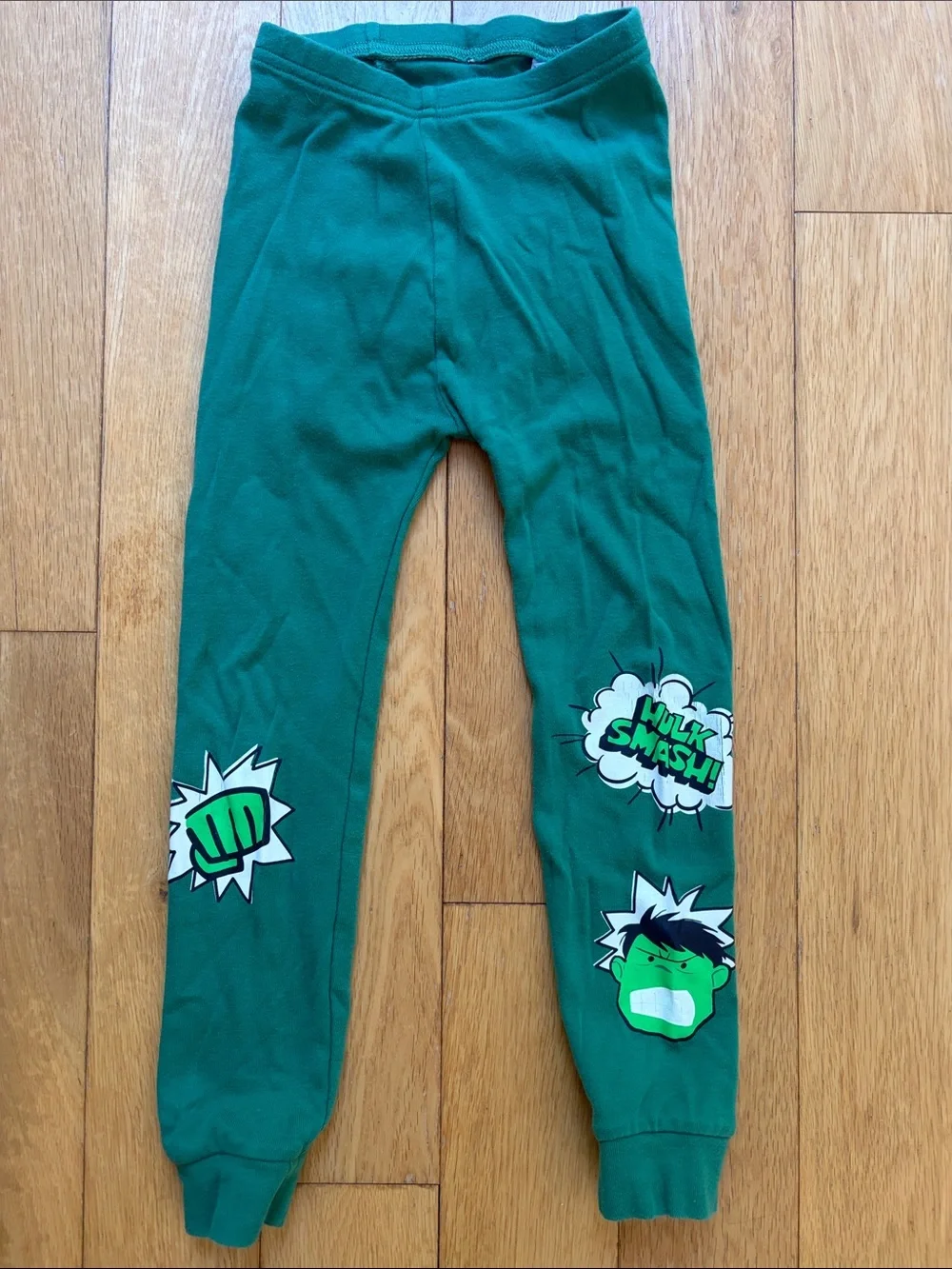 GAP Kids Green Marvel Hulk Long Sleeve Pajama Set
